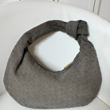 Sac tissé moyen lilas avec détail en nœud