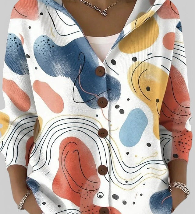 Carmen™ | Long Cardigan Artistique et Chaud