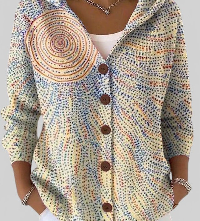 Carmen™ | Long Cardigan Artistique et Chaud