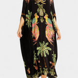 Robe imprimée Evangeline avec design décolleté