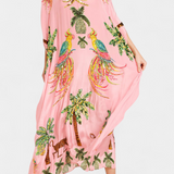 Robe imprimée Evangeline avec design décolleté