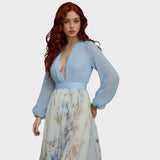 Helena™ | Robe maxi avec un magnifique imprimé floral