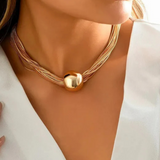Carla™ | Collier Sphère avec Finition Luxe