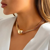 Carla™ | Collier Sphère avec Finition Luxe
