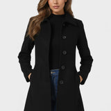 Raquel™ | Trench d'hiver avec boutons simples