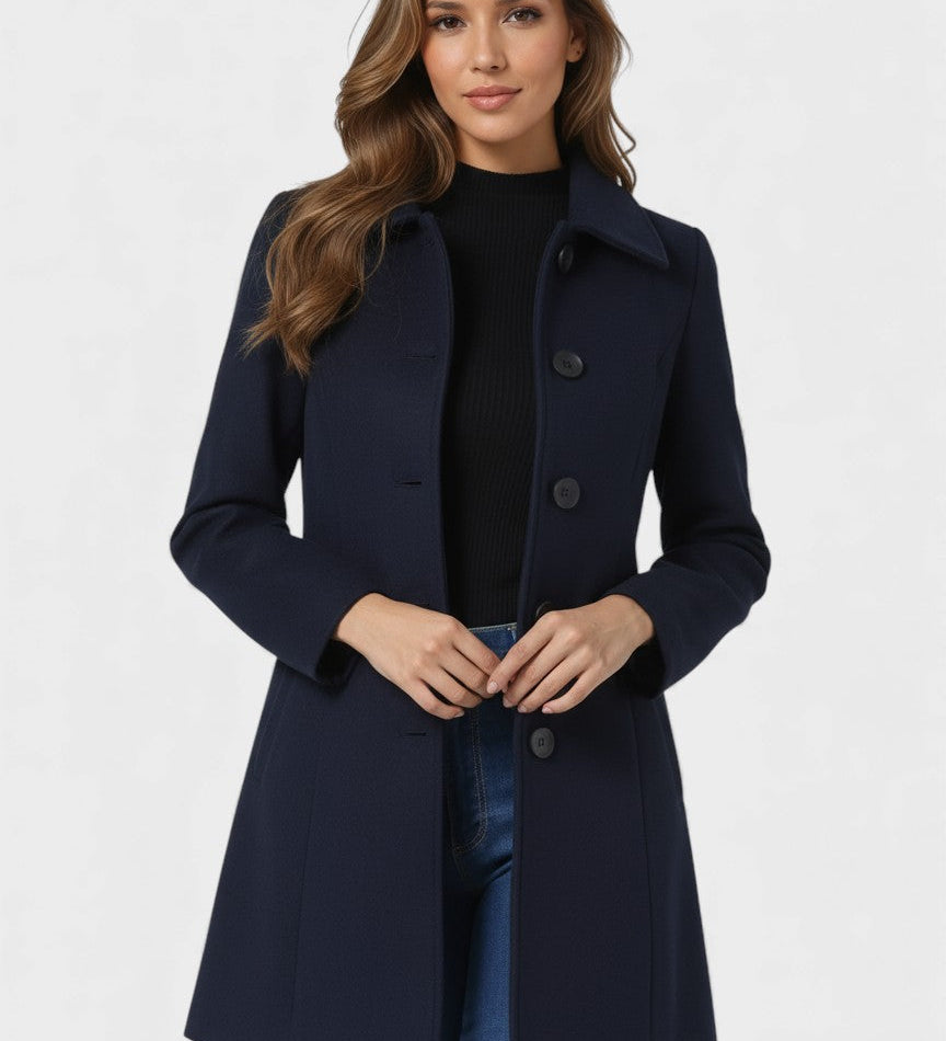Raquel™ | Trench d'hiver avec boutons simples