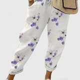 Pantalon large taille haute Alba