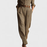 Julia™ | Combinaison utilitaire marron avec poches