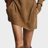 Marta™ | Robe Mini avec Détail Col Montant