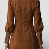 Eugenia™ | Robe Mini Élégante avec Broderie