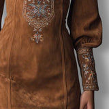 Eugenia™ | Robe Mini Élégante avec Broderie