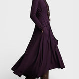 Sandra™ | Robe Maxi Tricot Asymétrique
