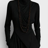 Sandra™ | Robe Maxi Tricot Asymétrique