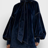 Luciana™ | Robe Mini en Velours de Luxe