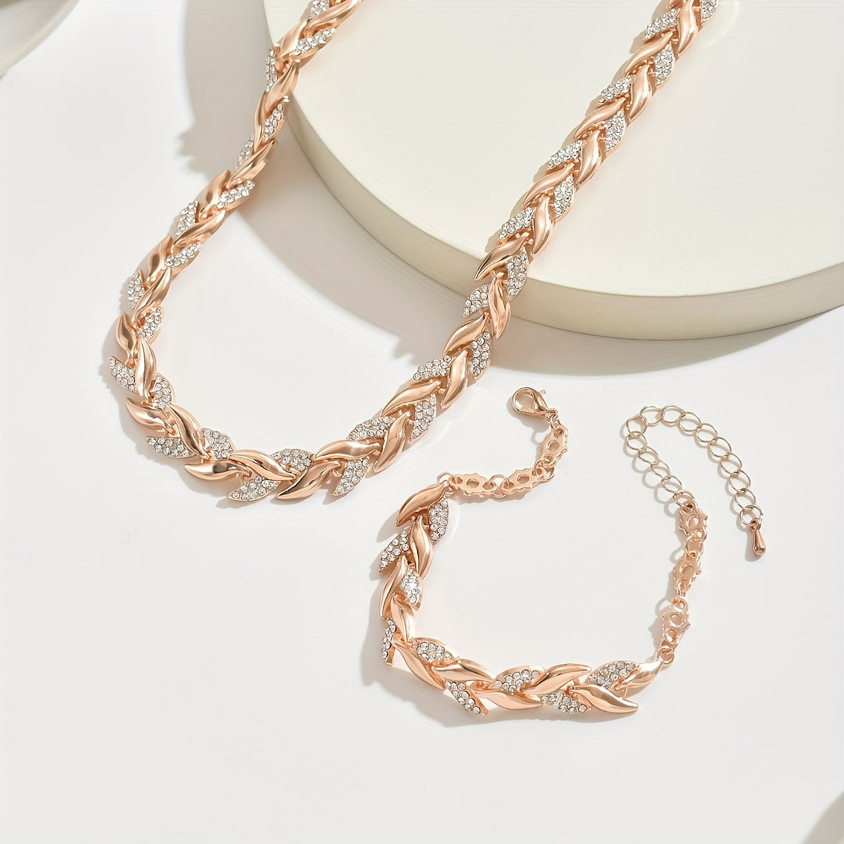 Aurora™ | Ensemble de collier et bracelet fait main