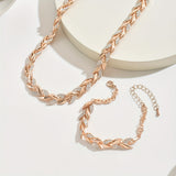 Aurora™ | Ensemble de collier et bracelet fait main