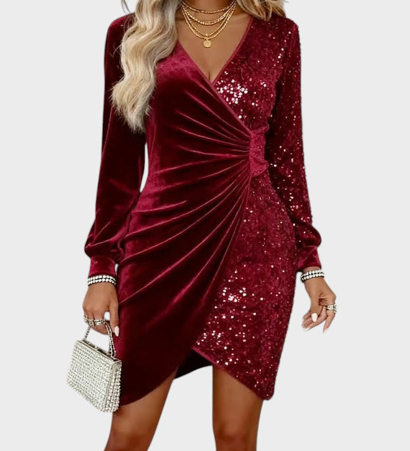 Marina™ | Robe Midi à Col V