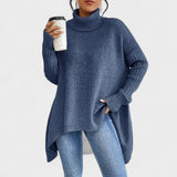 Adela™ | Pull Long Col Montant