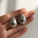 Boucles d'oreilles pendantes métalliques