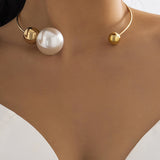 Colliers en Perles Métalliques