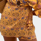 Robe Candela Boho avec Imprimé Floral et Décolleté en V