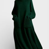 Elena™ | Robe Tricotée à Col Montant