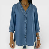 Elena™ | Blouse Élégante avec Volants