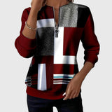 Lidia™ | Jersey Confortable avec Zip Demi