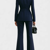 Miriam™ | Ensemble Blazer et Pantalon Élégant
