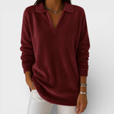 Amelia™ | T-shirt en Jersey Doux avec Col V