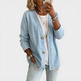 Clara™ | Manteau en Jean Élégant
