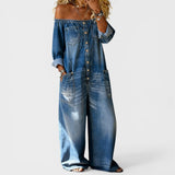 Marisol™ | Combinaison en Denim Élégante