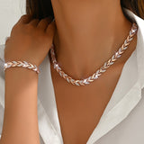 Aurora™ | Ensemble de collier et bracelet fait main