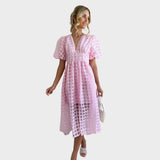 Julia™ | Robe en Dentelle avec Manches Cloches