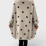 Nina™ | Cardigan Tricoté avec Cœurs