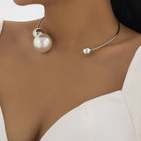 Colliers en Perles Métalliques