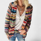 Herminia™ | Cardigan Multicolore Chaud