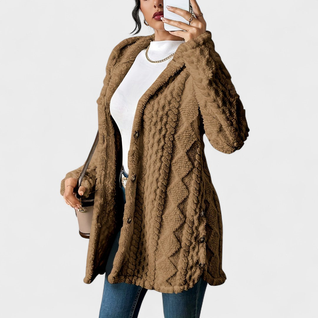 Amalia™ | Cardigan à capuche confortable