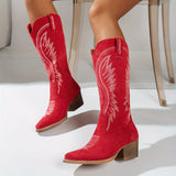Valentina | Bottes de Cowboy avec Talon Bloc Stable et Confortable