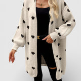 Nina™ | Cardigan Tricoté avec Cœurs