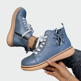 Inés | Bottes orthopédiques modernes en cuir avec tige basse