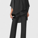 Ensemble Kitty Deux-Pièces avec Design Off-Shoulder