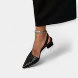 Chaussures avec Détails Luxueux