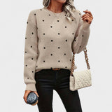 Carolina™ | Pull en tricot à pois