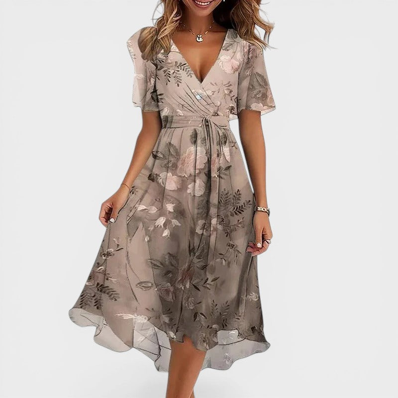 Nadia™ | Robe Élégante et Colorée