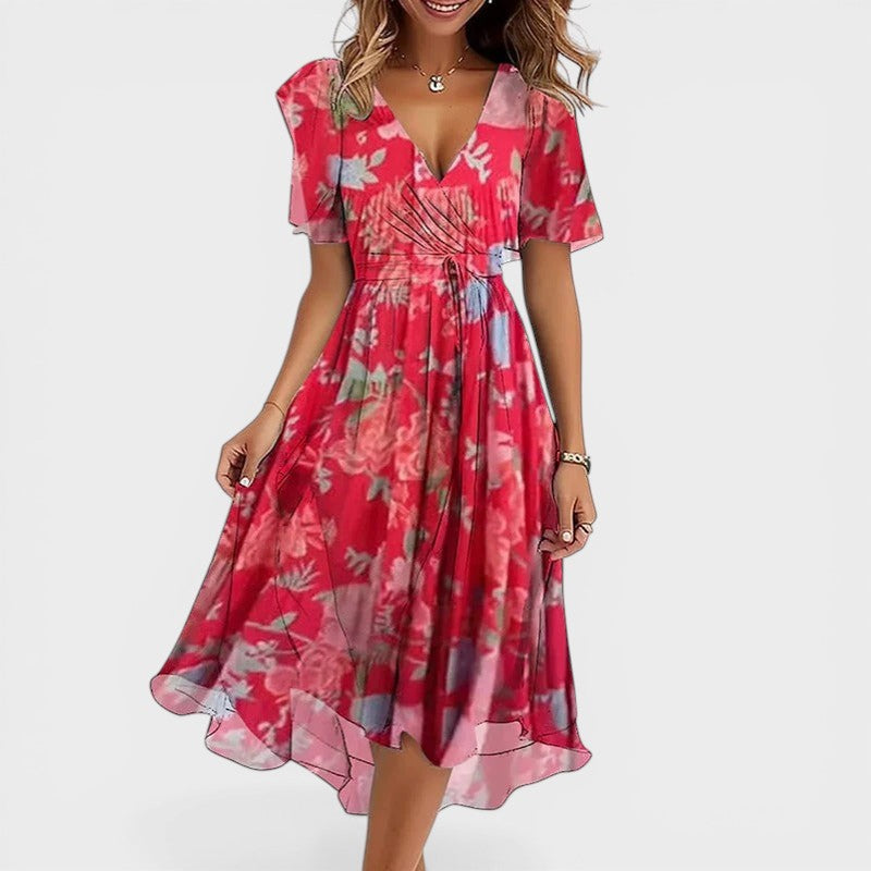 Nadia™ | Robe Élégante et Colorée