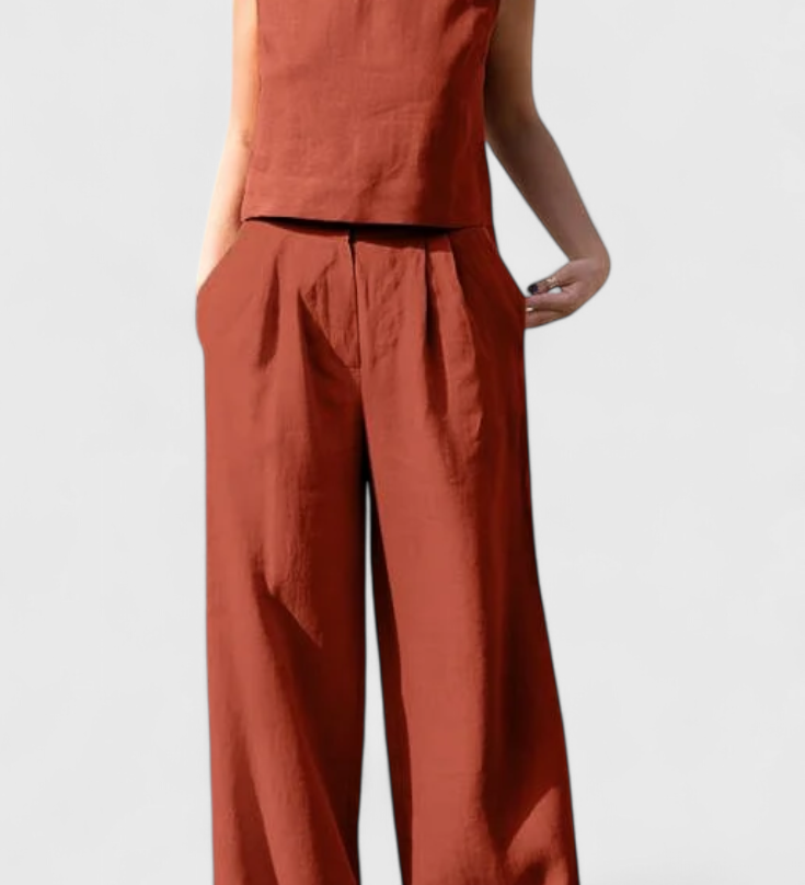 Ensemble sans manches Yvanne Vintage d'été