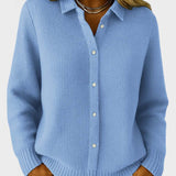 Lucía™ | Cardigan en Tricot à Boutons Classique