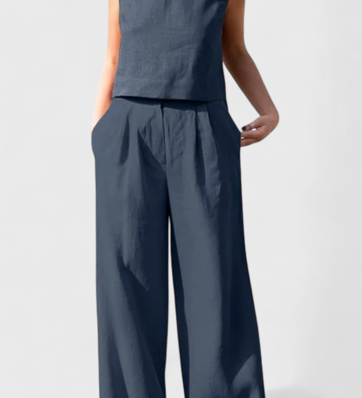 Ensemble sans manches Yvanne Vintage d'été