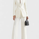 Miriam™ | Ensemble Blazer et Pantalon Élégant